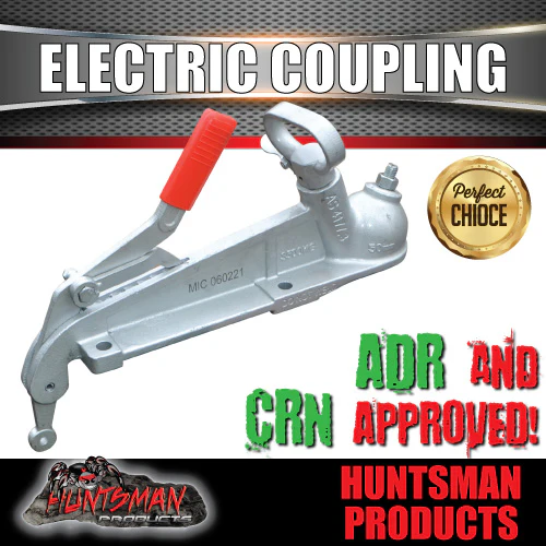 3500Kg 50mm Ball Electric Brake Trailer Caravan Coupling Kit CRN 51629. - Image 3