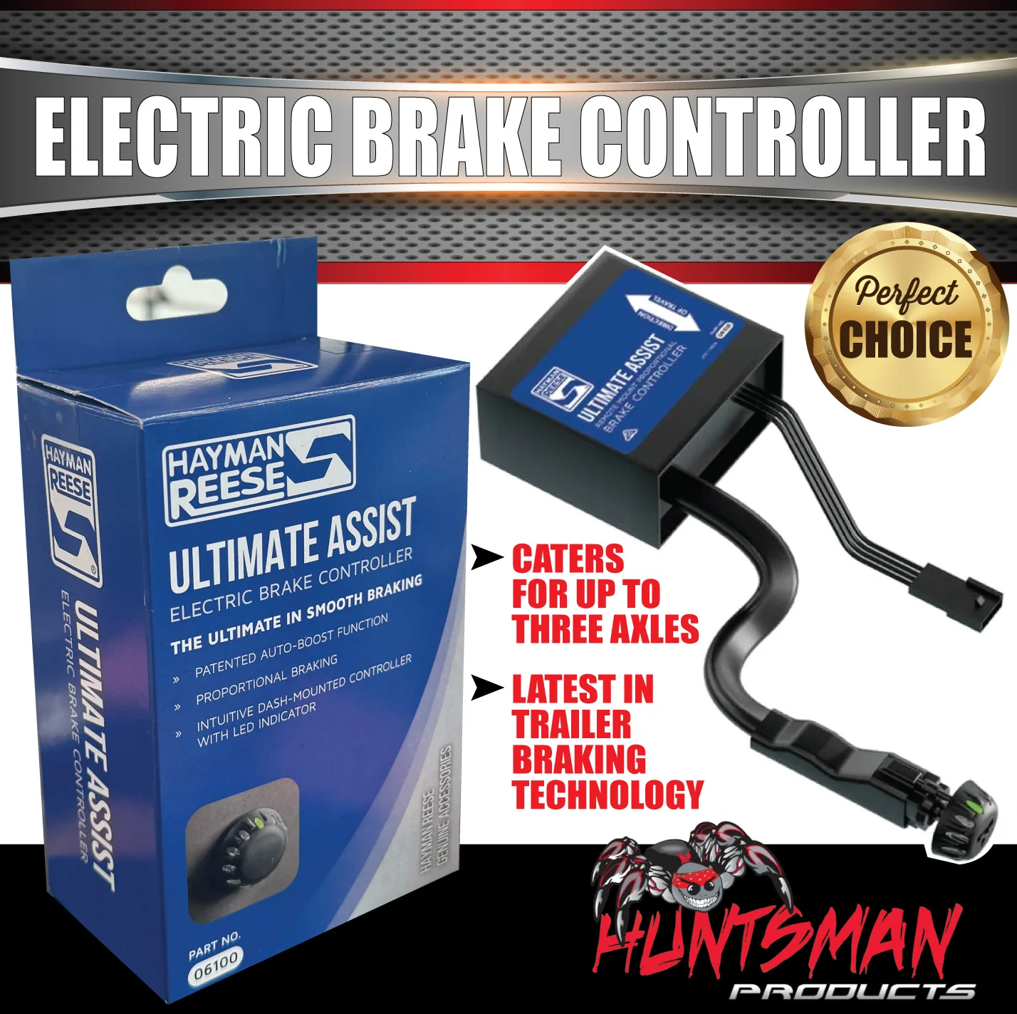 Hayman Reece Ultimate Assist Electric Brake Controller 06100 For Trailer Caravan