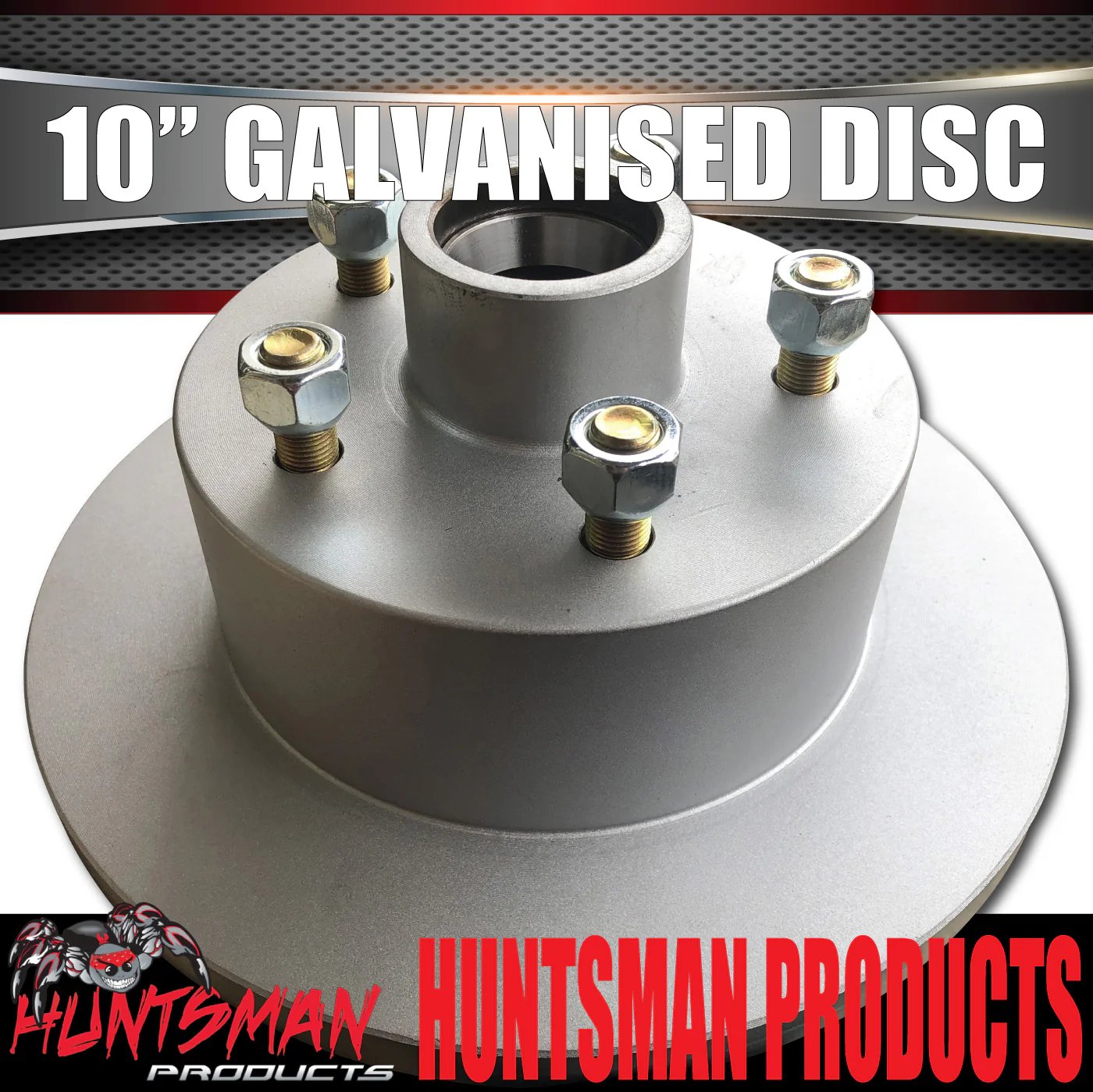 2X 10" HQ Holden Trailer Caravan Galvanised Dacromet Disc Hubs & SL Bearings - Image 9