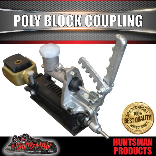 Trailer Caravan Override Poly Block Coupling + 3/4" Master Cylinder & Mount Kit. CTA Approved - Image 4