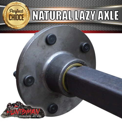 1400Kg Trailer Caravan Solid Lazy Axle 45mm Square Complete 78" - 96" Long - Image 4