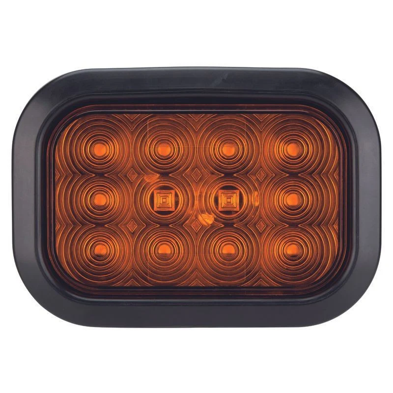 Roadvision BR161A Indicator Rectangle LED Rear Light Lamp Trailer Bus Truck 135x87mm