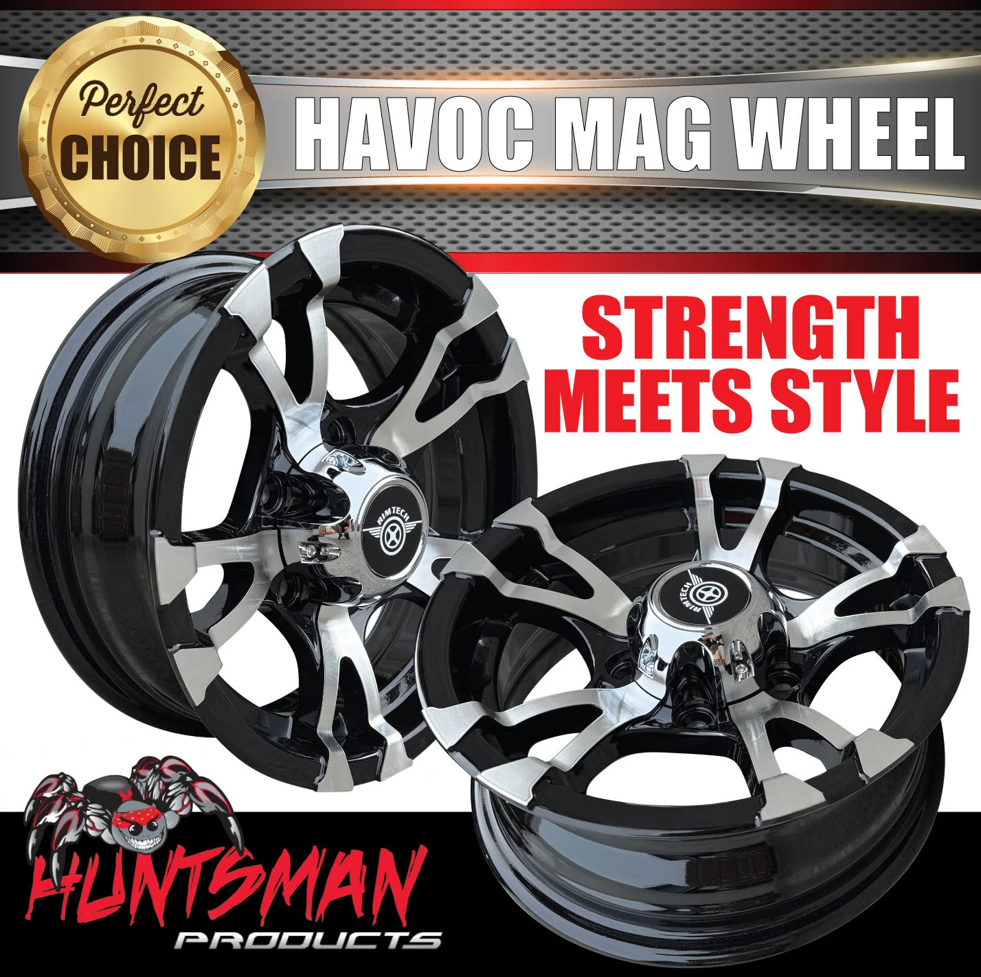 Low Profile Boat Trailer 14" HT Holden Havoc Mag Wheel Rim & 175/65R14C Tyre - Image 7