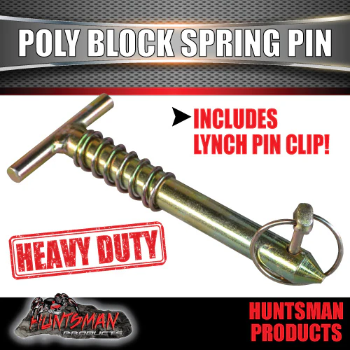 Off Road Trailer Caravan Poly Block Coupling & Handbrake Kit. Hard Chrome Shaft! CTA Approved - Image 2