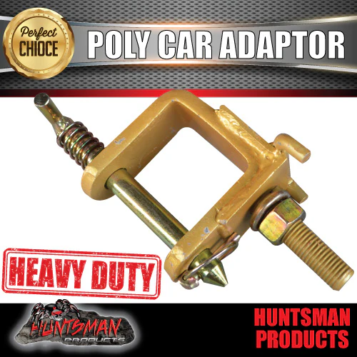 Off Road Trailer Caravan Poly Block Coupling & Handbrake Kit. Hard Chrome Shaft! CTA Approved - Image 3