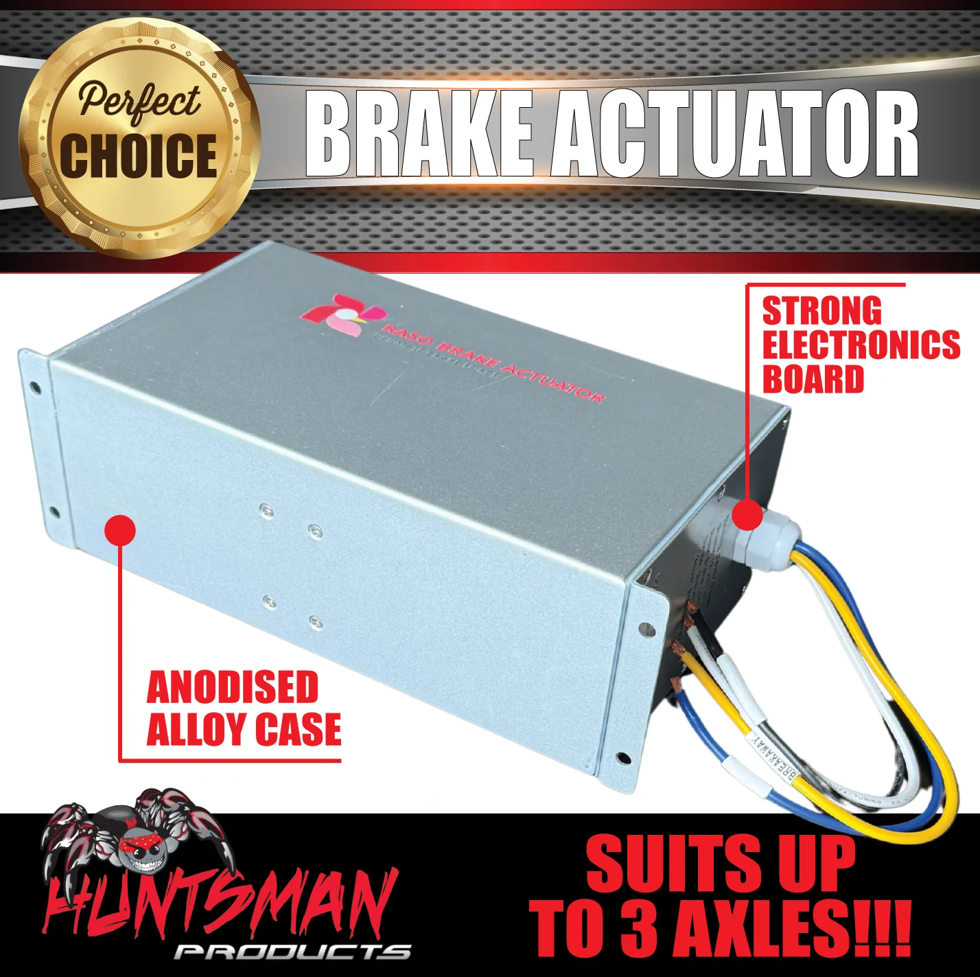 Raso Caravan Boat Trailer Electric Over Hydraulic Actuator. 1600 PSI. Up to 3 Axles. 3yr Warranty - Image 2