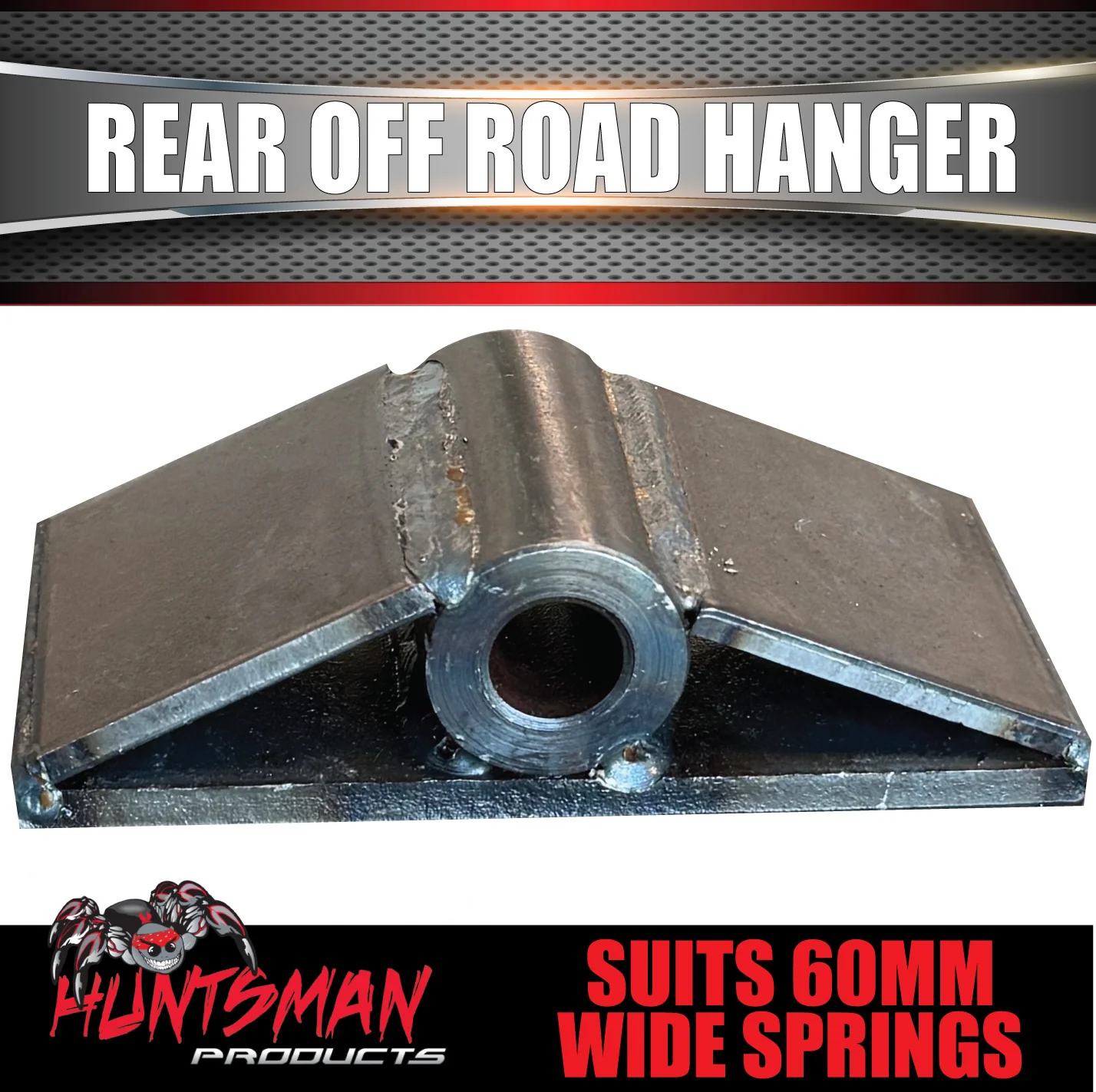 Rear Trailer Off Road Spring Hanger Suits 60mm Wide Off Road Springs & 5/8"Bolts - Image 2