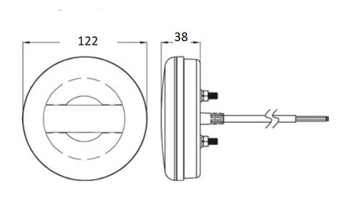 Roadvision LED Rear Indicator Trailer 4wd Truck Surface Mount Light Lamp BR122AR - Image 3