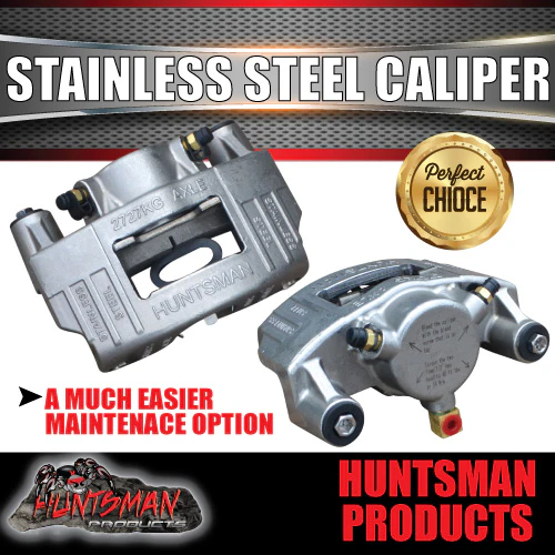 Stainless Steel Full Trailer Hydraulic Ventilated Disc 5 Stud L/C Brake Kit - Image 2