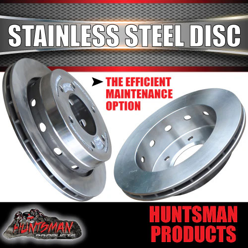 Stainless Steel Trailer Hydraulic Ventilated Disc 6 Stud L/C Brake Kit. S/S Pads - Image 13