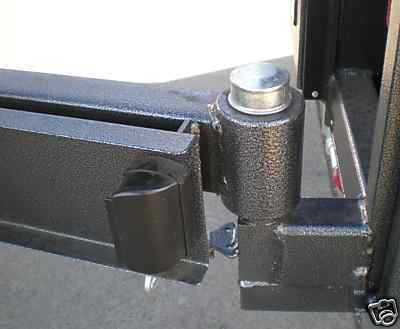 Rear Bar Swing Away Spare Wheel Bracket Hinge Kit 40X250mm Square Stub Axle For 4wd & Camper Trailers - Image 3