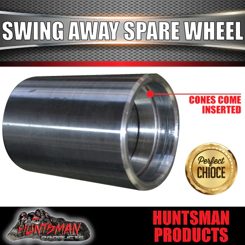 Rear Bar Swing Away Spare Wheel Bracket Hinge Kit. Machined 45X250mm Square Stub Axle For 4wd & Camper Trailers - Image 2