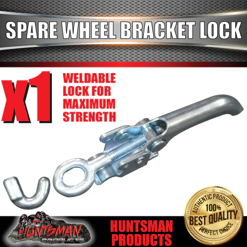 Swing Away Spare Wheel Bracket Lock. Over Centre Lock. For 4wd Truck Trailer Caravan