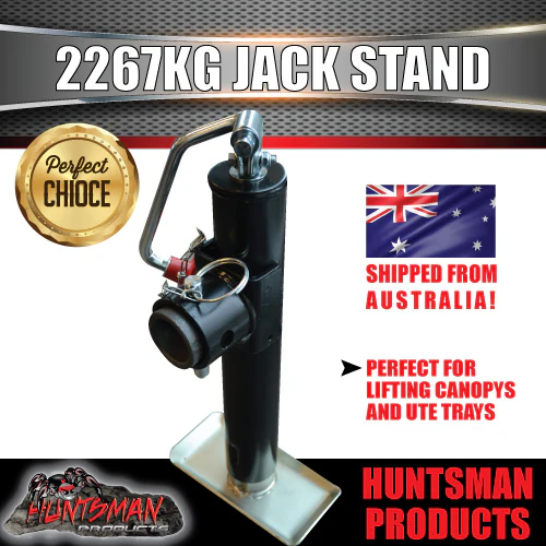trailer caravan canopy jack stand. 2267kg rated. heavy duty, 250mm extension - Image 3