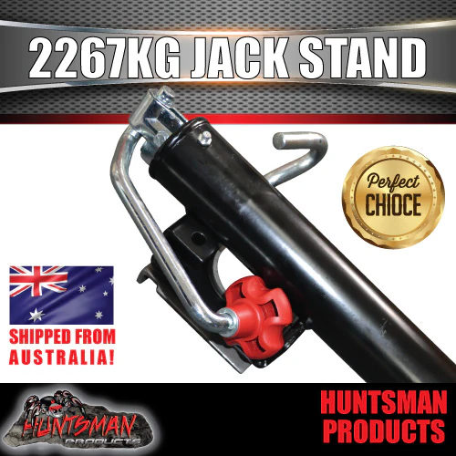 trailer caravan canopy jack stand. 2267kg rated. heavy duty, 270mm extension - Image 5