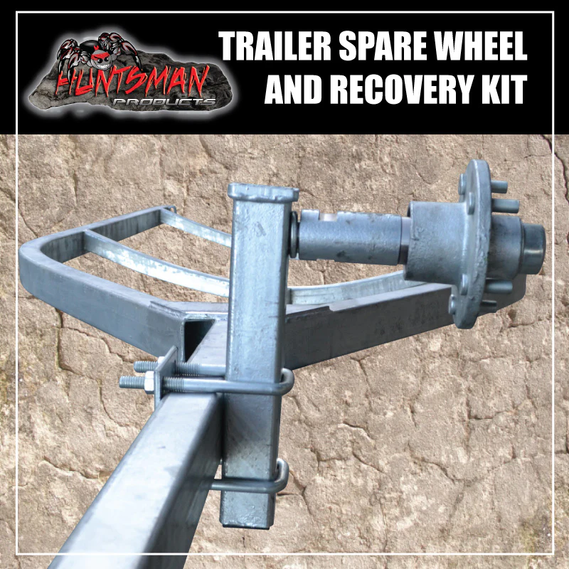 Trailer Rescue Kit , Spare Wheel Holder inc hub & L/M bearings. Dolly Wheel - Image 2
