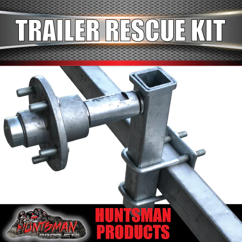 Trailer Rescue Kit , Spare Wheel Holder inc hub & L/M bearings. Dolly Wheel - Image 4