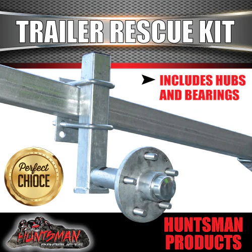 Trailer Rescue Kit , Spare Wheel Holder inc hub & L/M bearings. Dolly Wheel - Image 5