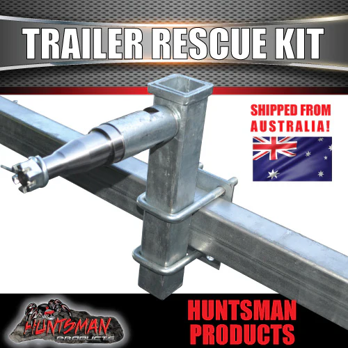 Trailer Rescue Kit & Spare Wheel Holder Suit LM bearings - Image 3