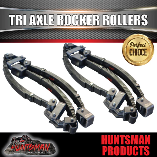 Tri 3750Kg 5 Leaf Rocker Roller Trailer Spring Set & High Tensile 5/8 U Bolt Kit. 7mm Thick Springs! - Image 5
