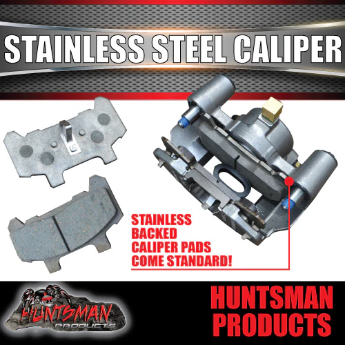 x2 Huntsman Products Stainless Steel Trailer Hydraulic Disc Brake Calipers Suits Kodiak - Image 7