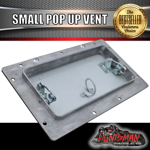 Small White Pop Up Roof Air Vent For Trailer Canopy Horse float Truck Caravan - Image 4
