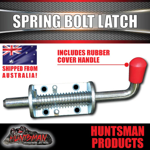 X10 Trailer Truck Door Spring Bolt Latch Catch 12mm x 160mm Ute Float Tailgate 1/2" - Image 3