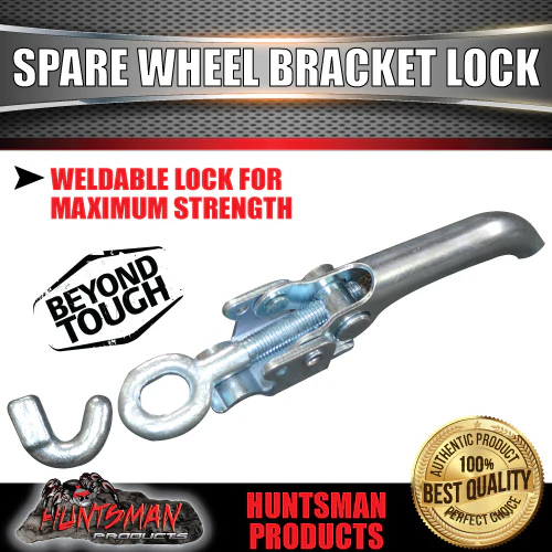 x2 Swing Away Spare Wheel Bracket Lock. Over Centre Lock. For 4wd Truck Trailer Caravan - Image 4