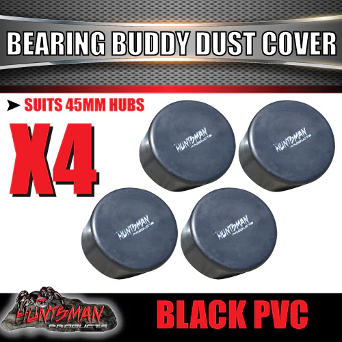 x4 Trailer Caravan Bearing Buddy 45mm Replacement Caps