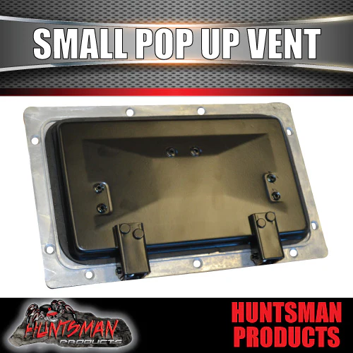 x4 Small Black Pop Up Roof Air Vent For Trailer Canopy Horse float Truck Caravan - Image 4