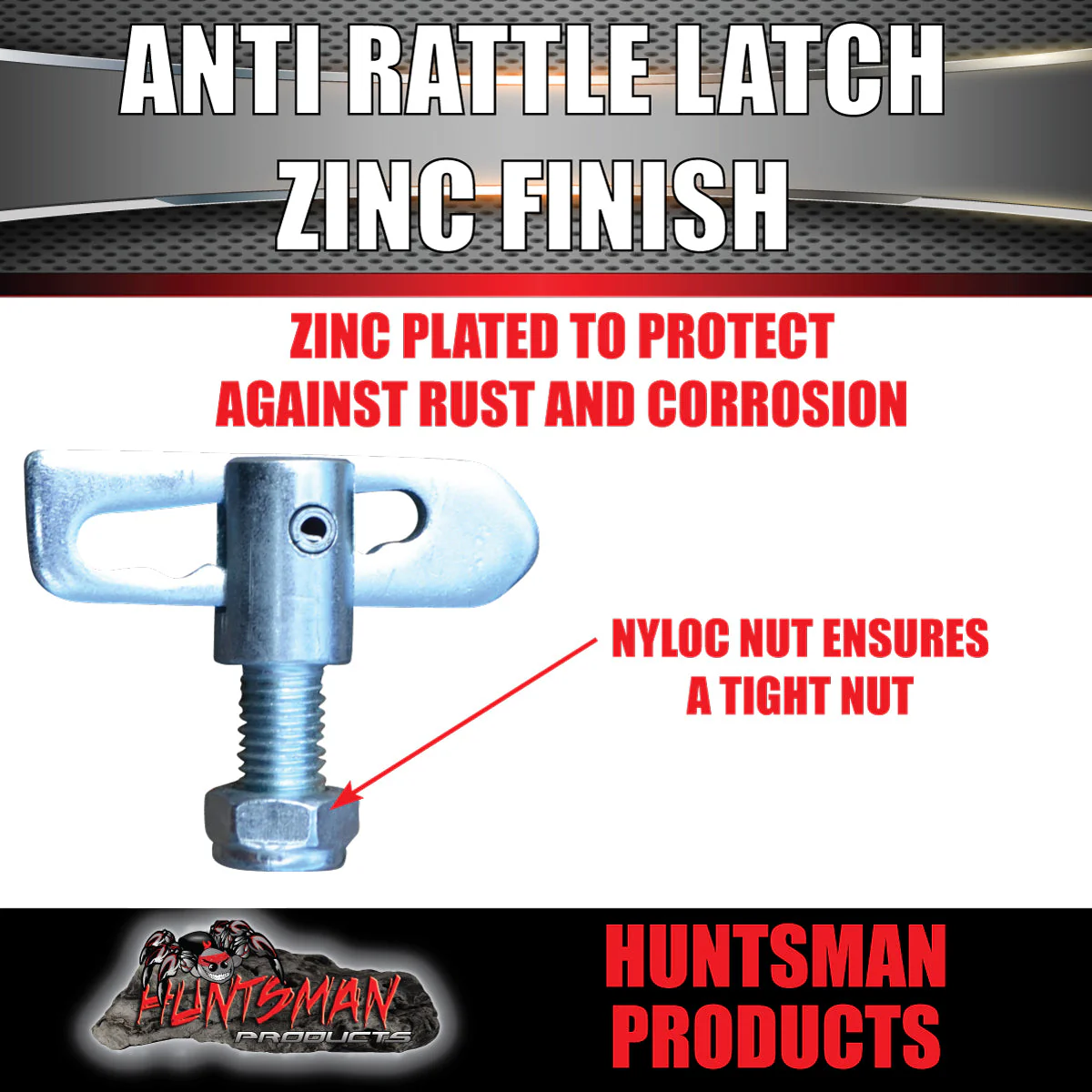x4 Trailer Ute Tailgate Anti Rattle Latch Catch - Image 3