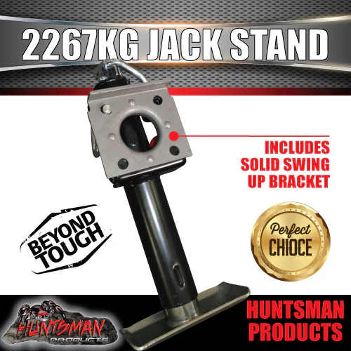 x4 trailer caravan canopy jack stands. 2267kg rated. heavy duty, 270mm extension - Image 4